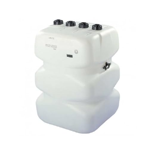 HELGUEFER – Deposito Gasoil 500 Litros Homologado | Bidon Gasoil Polietileno Alta Densidad PEAD, Resistente, Duradero | Modelo Alto Espacios Reducidos, Ergonómico | Uso Doméstico e Industrial