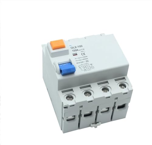 Disjoncteur différentiel 4P 100A 300mA électromagnétique triphasé interrupteur
