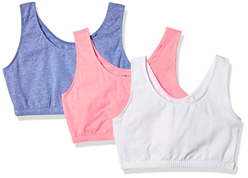 Fruit of the Loom Women's Built-Up Sports Bra (Pack of 3)