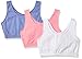 Fruit of the Loom Women's Built-up Sports Bra 3 Pack