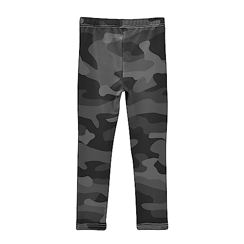 Aflyko Calça legging infantil para treino de dança comprimento até o tornozelo 4-10T, Multicolorido-