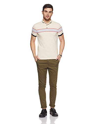Image of United Colors of Benetton Men's Striped Regular Fit Polo