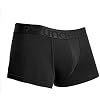 Rounderbum Mens Underwear - Mens Boxer Briefs - Boxer with Butt Enhancing Pads - Body Shaper - Padded Underwear Shapewear BLACK Medium