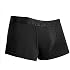 Rounderbum Mens Underwear - Mens Boxer Briefs - Boxer with Butt Enhancing Pads - Body Shaper - Padded Underwear Shapewear BLACK Medium