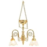 Fonction d'éclairage : La lampe pour maison de poupée diffuse une douce lumière qui crée une ambiance chaleureuse et accueillante, donnant vie à vos scènes miniatures et les rendant plus confortables grâce à son effet de petite lampe.