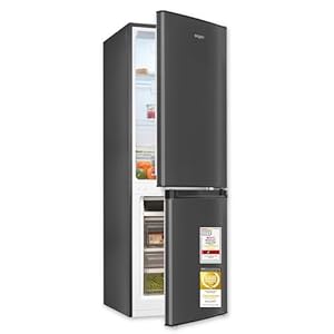 Exquisit Kühl-Gefrierkombination | 173 l Nutzinhalt, Energieklasse C, 40 dB, 4-Sterne-Gefrierfach 52 l | Automatische Abtauung, elektronische Temperaturregelung | KGC5232-60-E-040C inoxlook-az