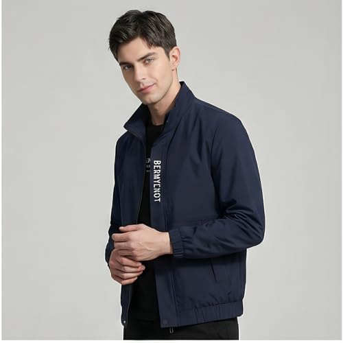 Image of MIA FASHION Men's Stylish Winter Jacket, Full Sleeve, Regular Fit | Stand Collar, Windcheater & Zipper Closure jacket