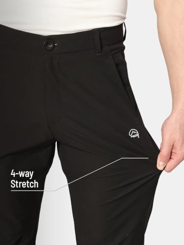 Image of Reccy Men's Trekking Hiking Camping Regular Fit Nomadic Lite Pants - Ultralight, Water Resistant, Highly Breathable, UPF 40 Sun Protection