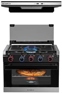 CAMPLUX RV Kitchen Bundle, 17 Inches RV Propane Oven Stove Combo ...