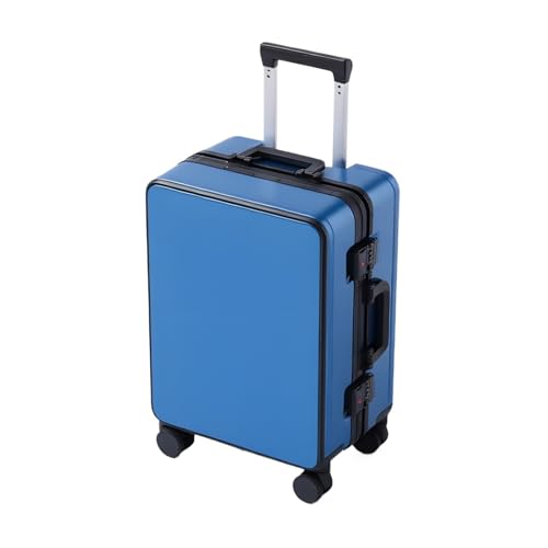 [YUdMFghE] �X�[�c�P�[�Xsuitcase�g���x���o�b�Oluggage �i���X�[�c�P�[�X 20 "�@���������ݗ��s�g�����[�P�[�X�o�b�O�A�b�v�O���[�h�A���~�t���[�����b�N���[�����O�ו� ABS + PC �f��(Dark blue,24Inches 6