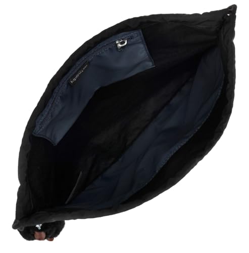 Kipling Supertaboo, Borsa Con Coulisse Unisex - Adulto, True Black, 45 Cm - 3