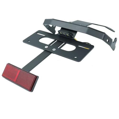Support de plaque d'immatriculation arrière moto noir cadre léger Eliminator 450 accessoire 2024