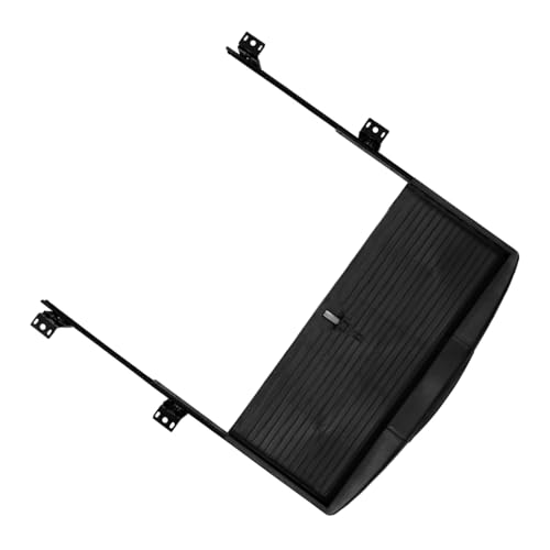 NUOLUX デスク下引き出し式キーボードトレイ 多機能収納トレー 軽量耐久オフィス用 キーボード収納 省スペース設計 エルゴノミック傾斜角