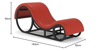 Sofa tantra Fauteuil Tantra Élegant Cuir Synthetique Adulte (Rouge)