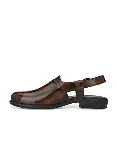 Image of Delize Men's Brown Roman Sandals
