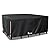 LSongSKY Outdoor Furniture Covers Waterproof,600D Heavy Duty Patio Cover for 6/7/8 PCS Sets Sectional Sofa Couch Dining Rocking Swivel Chairs Ottomans Coffee Table,111L x 74W x 28H inch Black