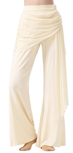 Pantalon palazzo pour femmes silhouette élancée et jambes légères grâce à la maille