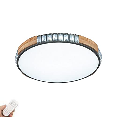 Plafonnier LED K9 en cristal moderne de 60 cm pour un éclairage de salon variable
