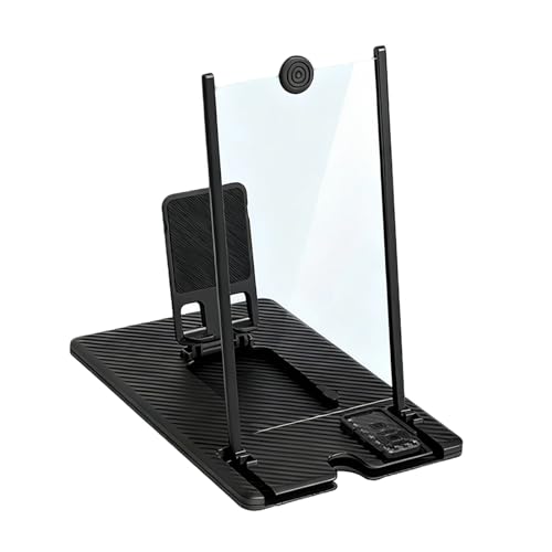 Lupa De Pantalla Del Teléfono - Soporte Plegable Con Control Remoto Inalámbrico, Panel De Extensión Visual 3D HD, Estructura Abs Ligera, Accesorio De Visualización Portátil, Ampliador Multimedia