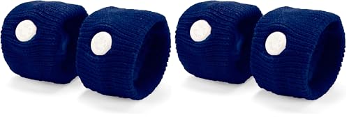 Image of Sea-Band Anti-Nausea Acupressure Wristband for Motion & Morning Sickness - Navy Blue (Pack of 2)