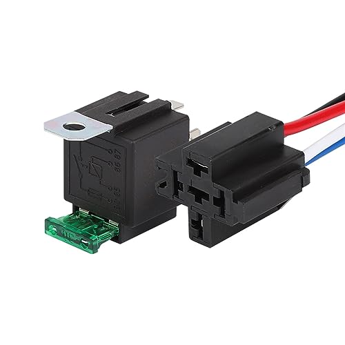 Relais 24V 30A normalement ouvert avec prise fer et bobine cuivre