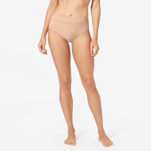 Image of Tommy John Women's Second Skin High Rise Briefs - Soft, Stretchy, Breathable, Full Coverage High-Waisted Underwear