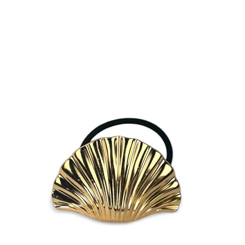 Bottega della Principessa-Accessori per Capelli Oro-Elastico Capelli Donna con Placca in Metallo-Elegante e Versatile, con astuccio in raso (Oro 4)