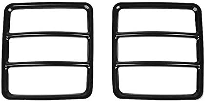 Metal Rear Tail Light Lamp Protector Trim Cover 2pcs for Jeep Wrangler JL 2018-2019