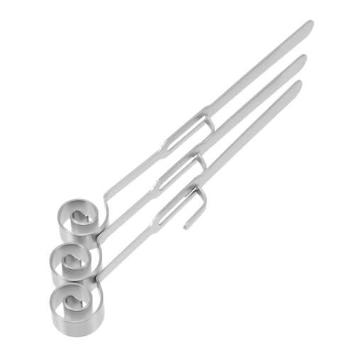 BRIGHTFUFU Honey Wand 304 Stainless Steel Honey Spoon Honey Comb Wand Honey Wand Honey Stirrer Sticks for Household Tableware