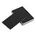 Produktbild MAGT Metall Visitenkarten, 50 Stücke Beeindruckende Rohlinge Gravierte Visitenkarte 0,22mm Dicke für Büro DIY Geschenkkarten (Farbe: Schwarz)
