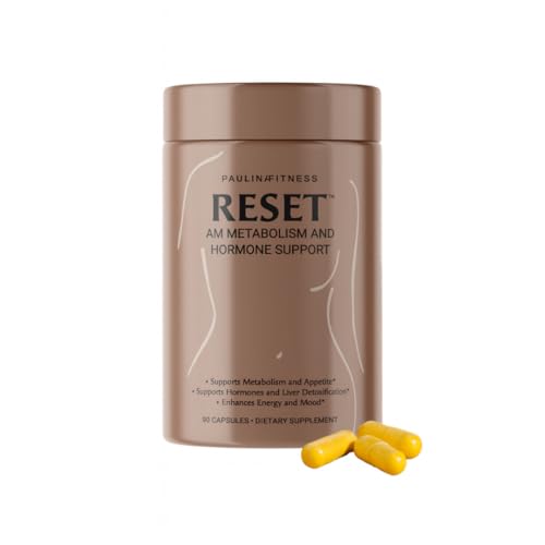 Paulina FITNESS Reset AM Metabolism and Hormone Support Supplement |