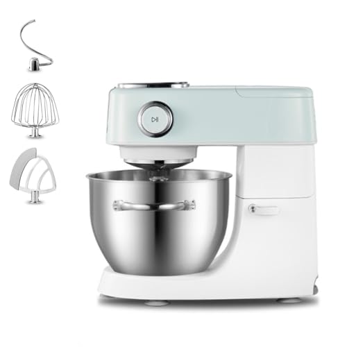 Dough Mixer,Stand Mixer for Baking, 800W Tilt-Head Electric Kitchen Mixer with Splash Guard, 5L Bowl & Dough Hook for Efficient Baking