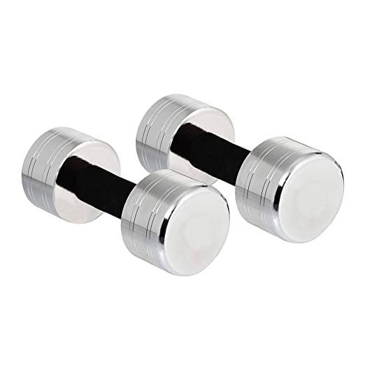 ZIMMER Alloy Steel Chrome fixed Unisex Dumbbells for Home gym Fitness (2kg X 2) Set of 2 (B09TL5GLX5) Amazon Price History, Amazon Price Tracker
