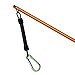 FytStycale Diving Pointer Stick for Scuba with Coil Lanyard and Noise Maker, Orange