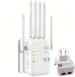 【Haute compatibilité】 : Ce répéteur Wi-Fi est compatible avec tous les routeurs et appareils prenant en charge les normes WiFi 4 (802.11n), WiFi 5 (802.11ac) et WiFi 6 (802.11ax) (y compris les téléphones mobiles, les ordinateurs portables, les téléviseurs intelligents, les appareils photo, les tablettes, les imprimantes, etc.). Il étend sans effort votre réseau Wi-Fi sans équipement supplémentaire, offrant une connectivité rapide et sans interférence pour vos appareils domestiques.