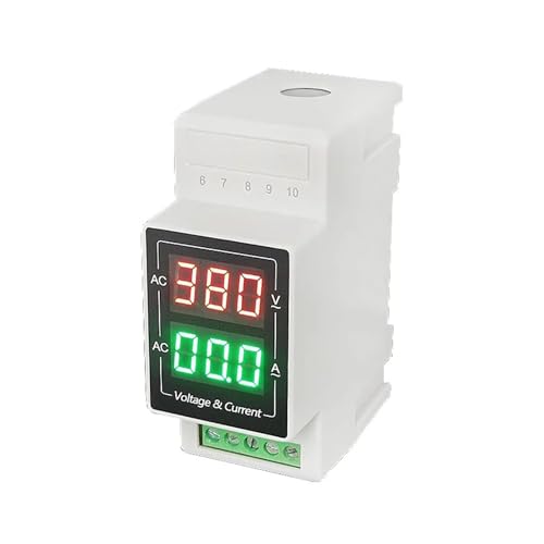 Medidor de corriente AC380V y voltaje monofásico con pantalla dual LED 2