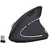MOUSE SEM FIO RECARREGÁVEL 2.4 GHZ VERTICAL ERGONÔMICO ORTOPÉDICO POWER FIT 1600 DPI PRETO USB - PM300 - VINIK #2