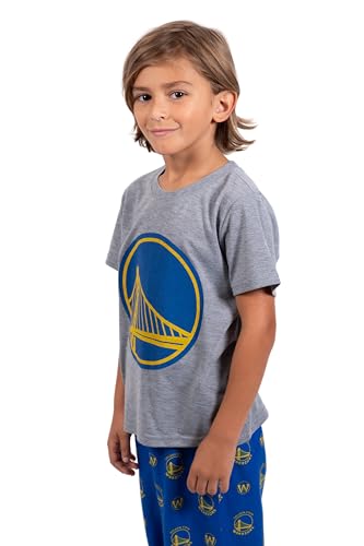 Image of Ultra Game Youth NBA Official 2-Piece PJs Lounge Pants & Tee Set