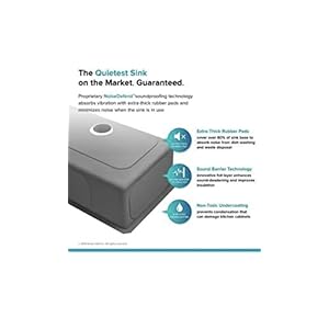 UNISIL 24"X18"X10" 304 Handmade sound proof KITCHEN SINK matt finish