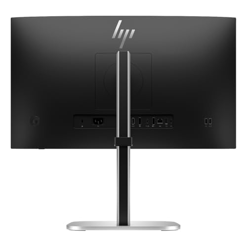 Image of HP Series 5 Pro 24-inch 524pu Full HD (1920 x 1080) LCD Monitor, 2-Pack USB-C Daisy Chain, DisplayPort, USB Hub Bundled with Desk Mount Dual Monitor Stand