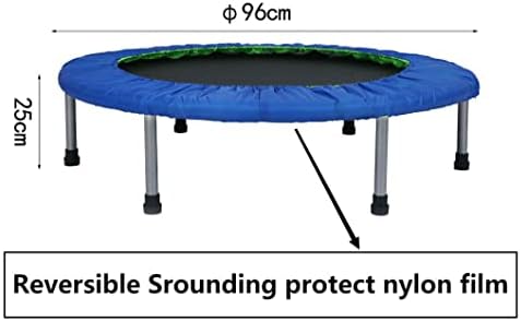 HLC 3FT Toddler Kids Trampoline with Handle Indoor Outdoor Mini Trampoline for Toddler Children Colorful Max Weight 100kg