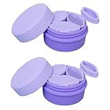 DOITOOL 2sätze Reise-kosmetikset Tragbarem Cremebehälter Und Löffel Für Outdoor Und Reisemöglichkeiten Auslaufsicher Und Praktisch Für Pflegeprodukte