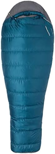 Marmot Ironwood Mummy Sleeping Bag | Down-Filled, Lightweight, 20-Degree Rating, Denim/Steel Onyx, Regular