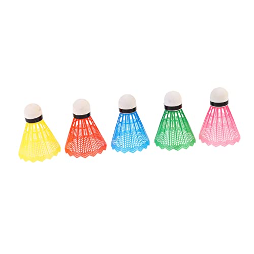 GOOHOCHY 1set Colorful Badminton Shuttlecocks for Outdoor Sports Lightweight and Equipment for Random Colors Fun and Playtime Random Color 6pcs