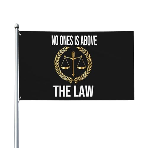 3x5 Ft Flags No Ones Is Above The Law Flag Funny Garden Flag House Outdoor Banners Yard Flags Parade Banner Tapestry Room Wall With 2 Grommets - qw