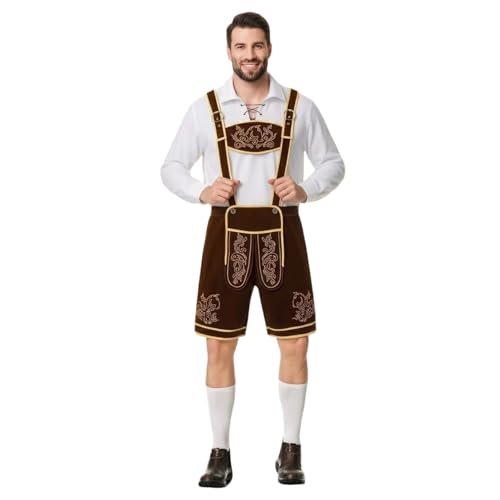 Robe traditionnelle Dirndl homme et combinaison courte pour la fête de la bière