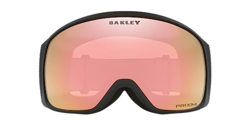 Oakley Flight Tracker Medium Matte Blck wPzm Rose Gold Snow Goggle3