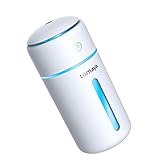 【最新版 充電式】 加湿器 卓上 超音波式 大容量 350ML 七色LEDライト コードレス 除菌 加湿器 ペットボトル USB 静か 持ち運び便利 オフィス 子供部屋 車用加湿器 家庭用 花粉対策に 乾燥防止 空焚き防止(ホワイト)