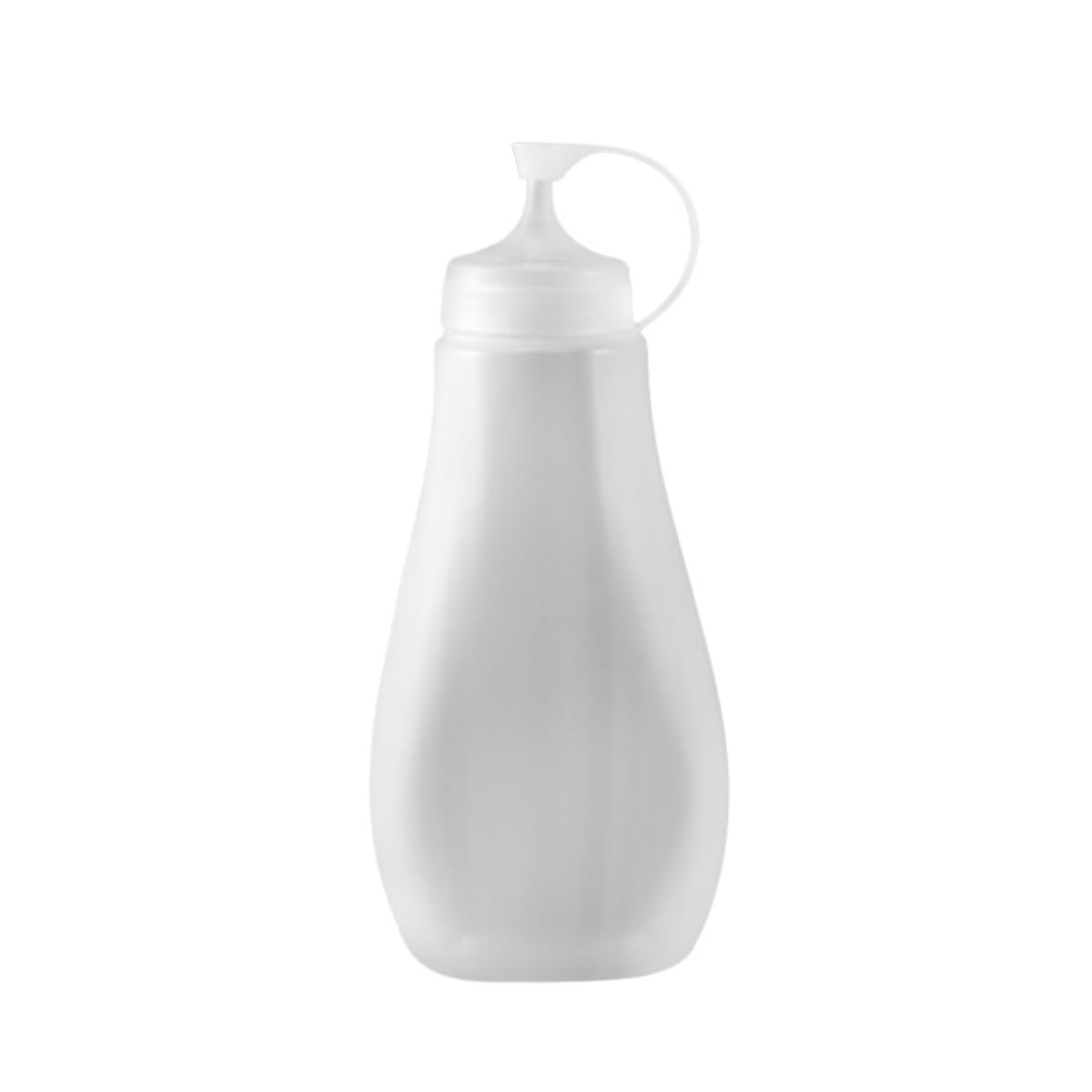 Squeeze Bottle, Confezione da 5 Bottiglie da Spremere di Piccolo Calibro Bottiglia da Spremere for Marmellata Bottiglia for Succo di Pomodoro, Salsa for Insalata Maionese Olio(680ml)