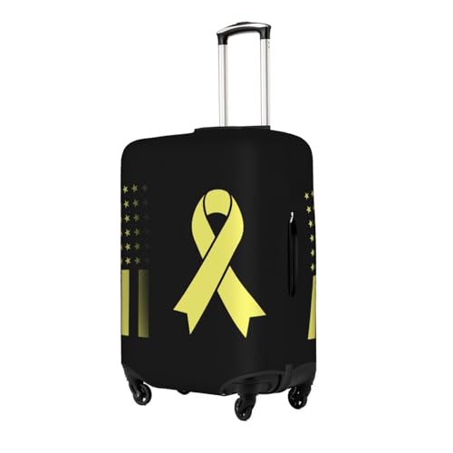 Travel Luggage Cover Vintage Sarcoma Cancer Awareness Fashion Washable Baggage Suitcase Protector Fit For Luggage X-Large2